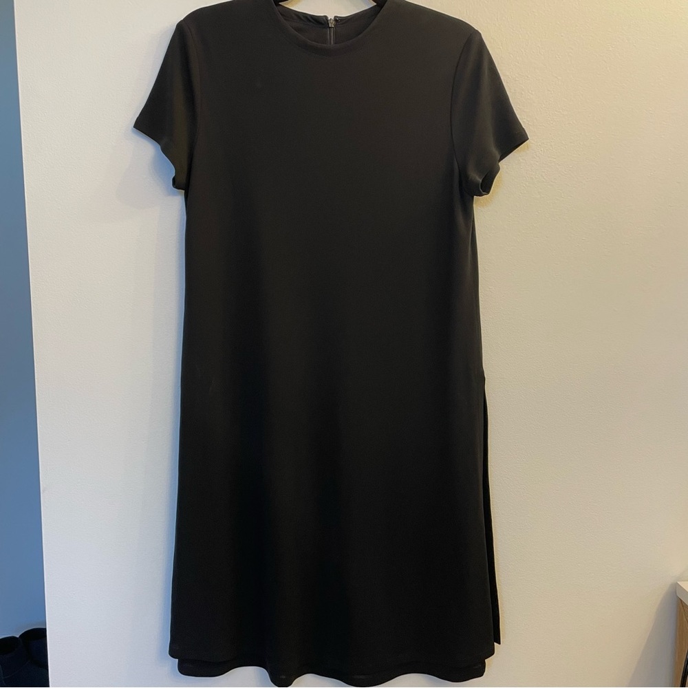 Designer Lida Baday for Bergdorf Goodman Little Black Dress A-Line Shift Size S